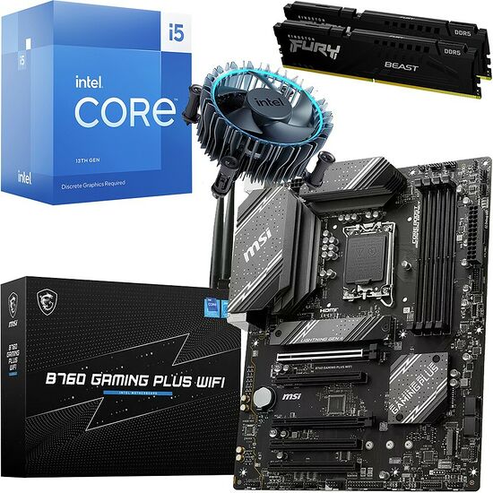 Kit évo Core i5-13400F + B760 GAMING PLUS WIFI + 32 Go
