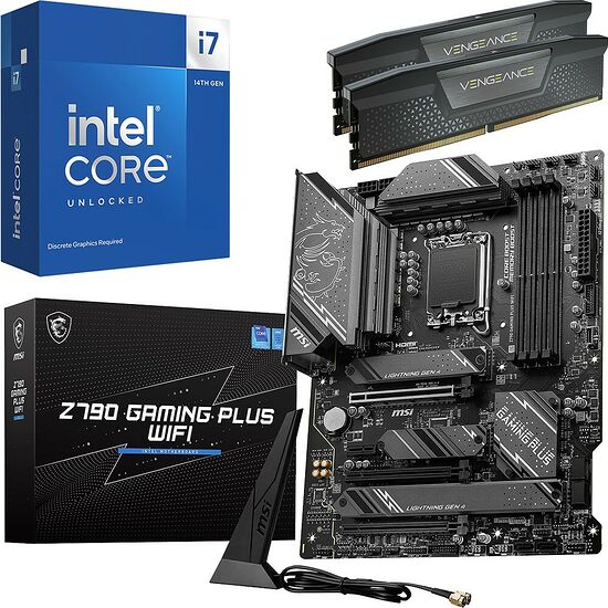 Kit évo Core i7-14700KF + Z790 GAMING PLUS WIFI + 32 Go