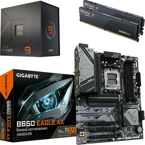 Kit évo Ryzen 9 7900X + B650 EAGLE AX + 32 Go