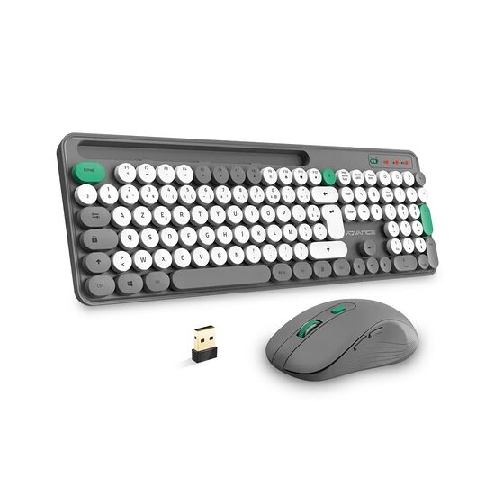 Advance Pep's Wireless - Gris (AZERTY)