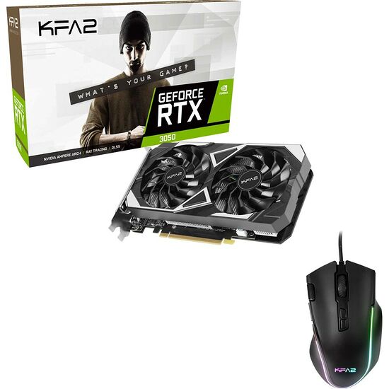 KFA2 GeForce RTX 3050 EX 1-Click OC + SLIDER-01