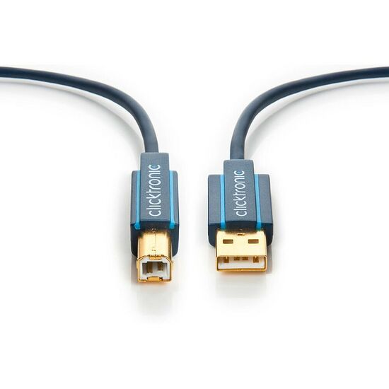Clicktronic Câble USB 2.0 Type-A / Type-B - 1.8 m