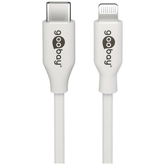 Goobay Câble Lightning / USB Type-C - Blanc - 2 m