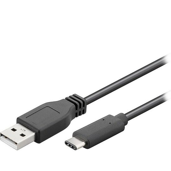 Goobay Câble USB 2.0 Type-A / Type-C - Noir - 3 m