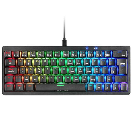Mars Gaming MKMINIPRO - Switchs Blue (Noir) (AZERTY)