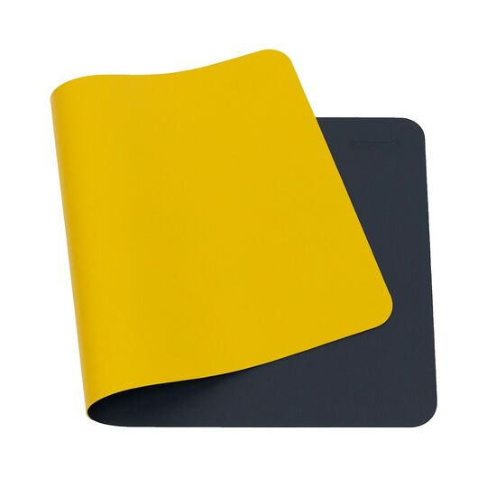INOVU DESK MAT - Bleu Marine/Jaune