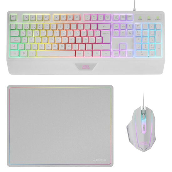 Mars Gaming MCP124 - (Blanc) (AZERTY)
