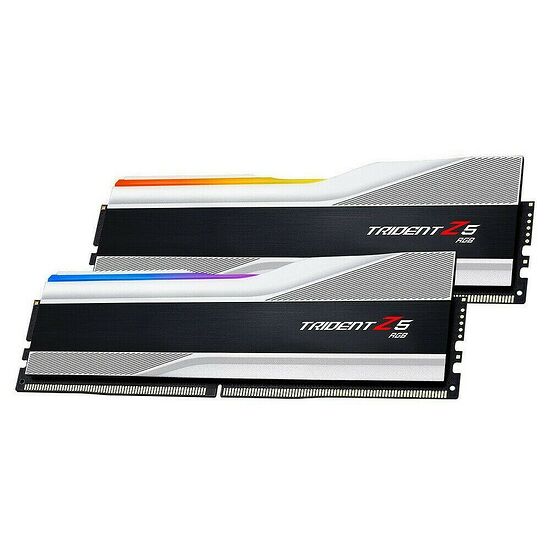 DDR5 G.Skill Trident Z5 Argent RGB - 64 Go (2 x 32 Go) 6400 MHz - CAS 32