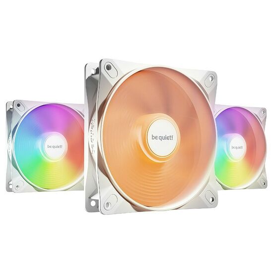 be quiet! Light Wings LX PWM Blanc - 120 mm (Pack de 3)