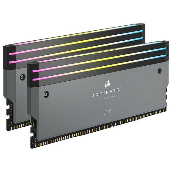 Corsair Dominator Titanium DDR5 - Gris (kit d'éclairage)