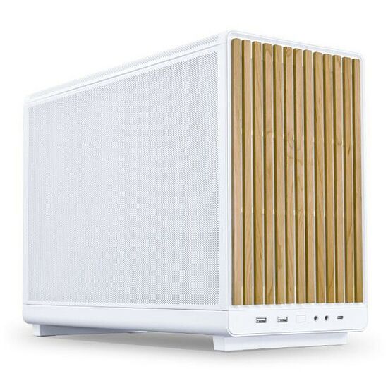Lian Li A3-mATX - Blanc / Bois Clair