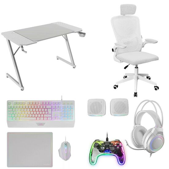 Mars Gaming Full Setup 2025 (Blanc)