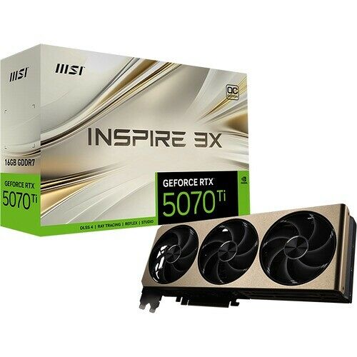 MSI GeForce RTX 5070 Ti INSPIRE 3X OC PLUS