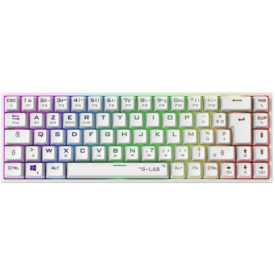 The G-Lab Keyz Titanium Wireless - Blanc (AZERTY)