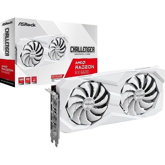 ASRock Radeon RX 6600 Challenger White
