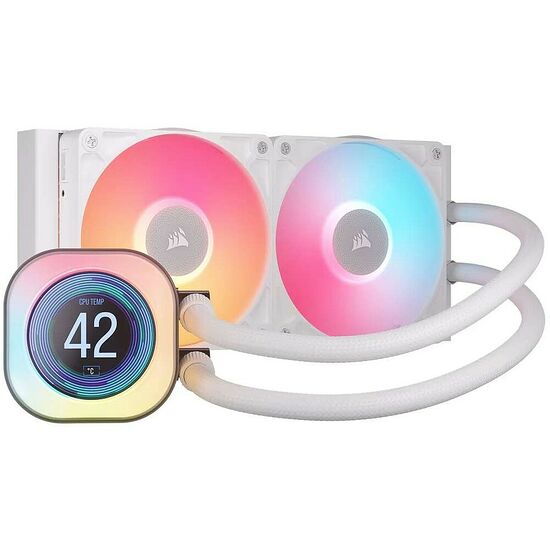 Corsair Titan 240 RX LCD - Blanc