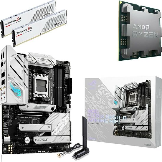 Kit évo Ryzen 7 9800X3D (Tray) + ROG STRIX B650-A GAMING WIFI + 32 Go