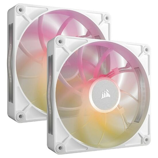 Corsair iCue Link RX140 Max RGB Blanc (Pack de 2) - 140 mm