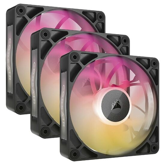 Corsair iCue Link RX120 Max RGB Noir (Pack de 3) - 120 mm