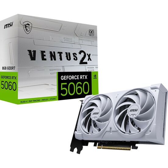 MSI GeForce RTX 5060 8G VENTUS 2X OC WHITE