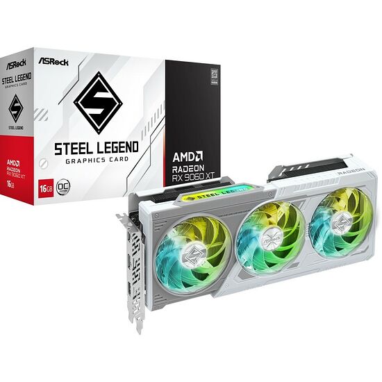 ASRock Radeon RX 9060 XT Steel Legend