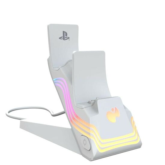 PDP Afterglow Wave Dual Charger Playstation - Blanc