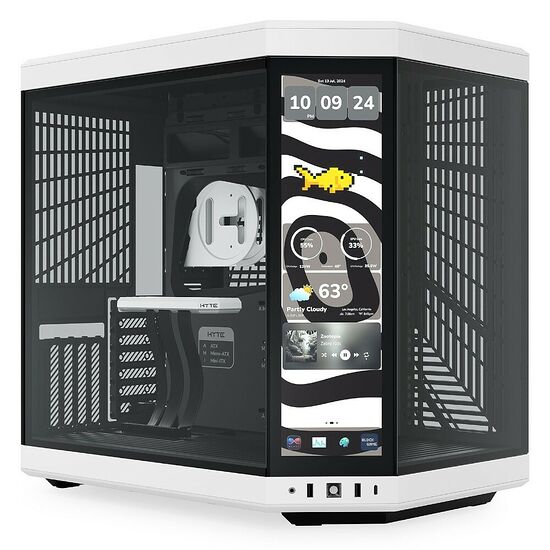 Hyte Y70 Touch Infinite - Blanc/Noir