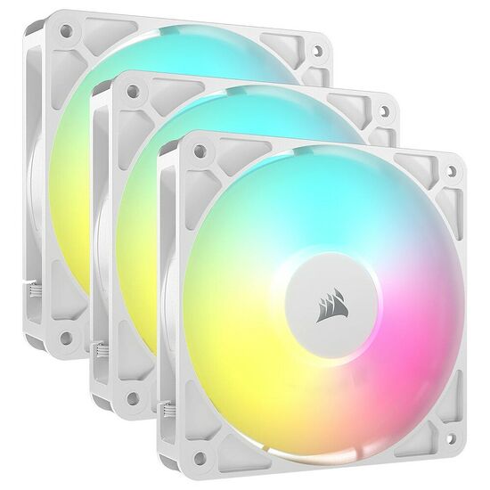 Corsair RS120 ARGB Blanc (Pack de 3) - 120 mm