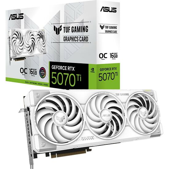 Asus GeForce RTX 5070 Ti TUF O16G WHITE