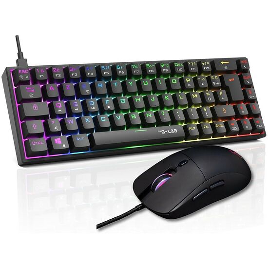 The G-Lab Combo Titanium - Noir (AZERTY)