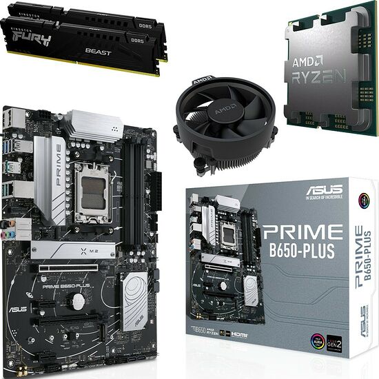 Kit évo Ryzen 7 7700 (Bulk) + PRIME B650-PLUS + 32 Go