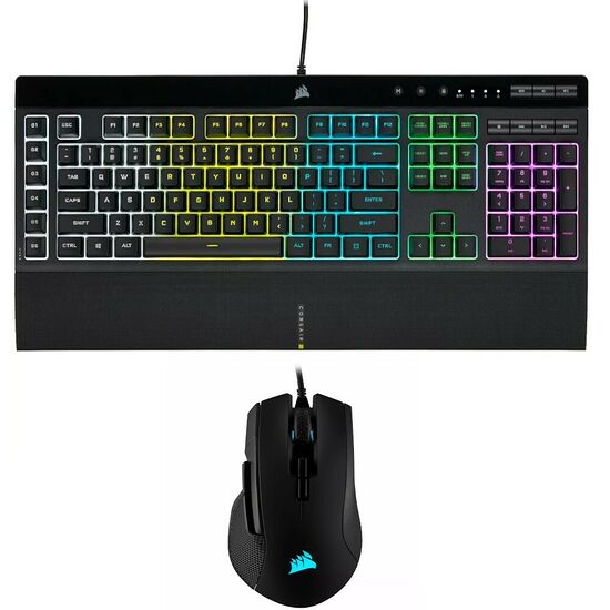 Corsair Gaming K55 RGB PRO + Corsair Ironclaw RGB