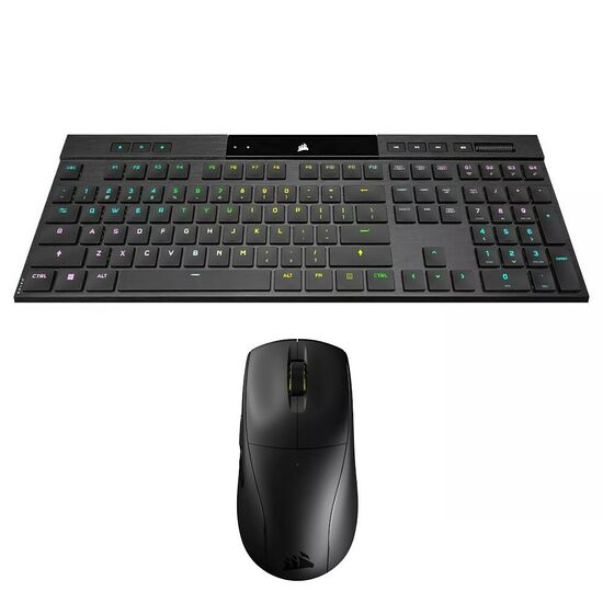 Corsair K100 AIR (Cherry MX Ultra Low Profile) + Corsair Gaming M75 Air Wireless
