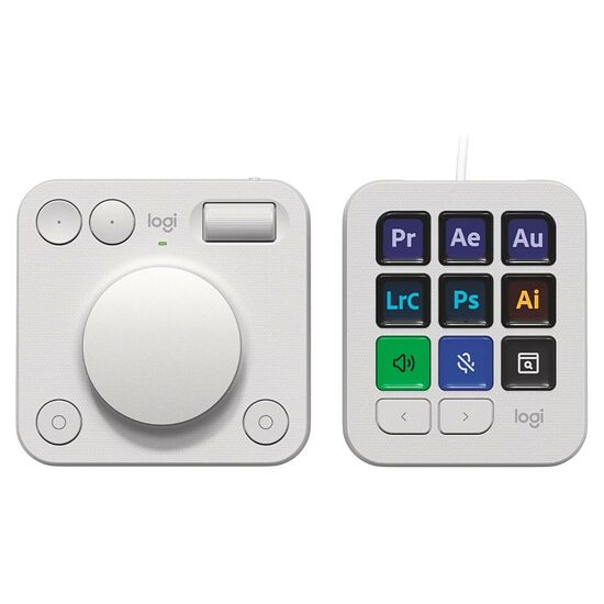 Logitech MX Creative Console - Gris Pale