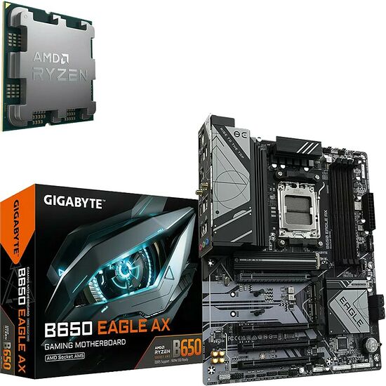 Duo AMD Ryzen 7 9800X3D (Tray) + GIGABYTE B650 EAGLE AX