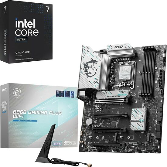 Duo Intel Core Ultra 7 265KF + MSI B860 GAMING PLUS WIFI