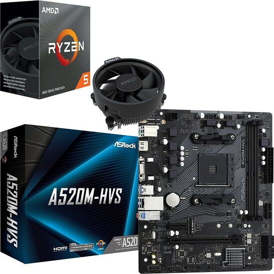 Duo AMD Ryzen 5 4500 + ASRock A520M-HVS
