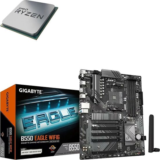 Duo AMD Ryzen 7 5700X (Tray) + B550 EAGLE WIFI6
