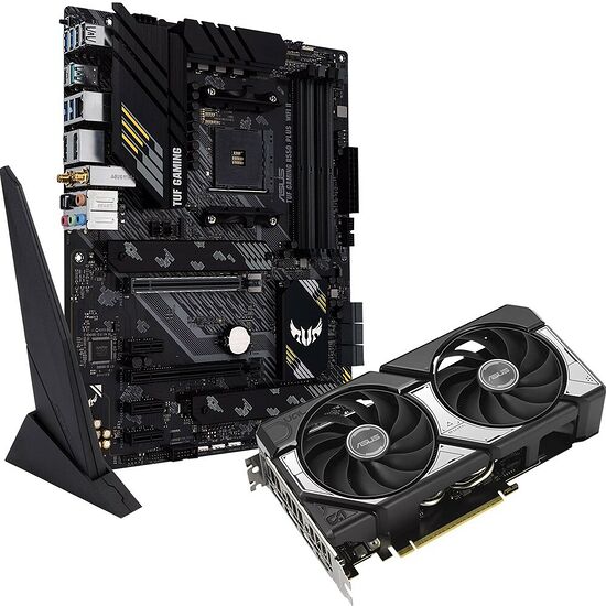 Asus GeForce RTX 5060 Ti DUAL OC + TUF GAMING B550-PLUS WIFI II
