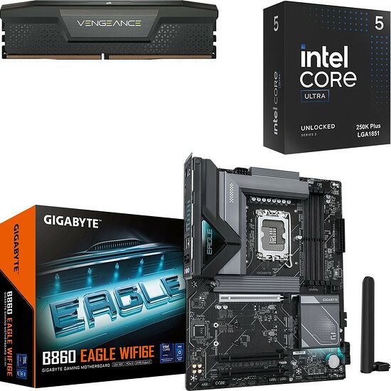 Kit évo Core Ultra 5 250K Plus + B860 EAGLE WIFI6E + 16 Go
