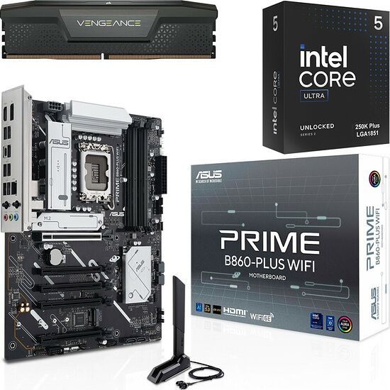 Kit évo Core Ultra 5 250K Plus + PRIME B860-PLUS WIFI + 16 Go