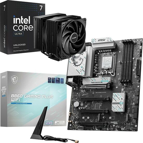 Trio Intel Core Ultra 7 265KF + B860 GAMING PLUS WIFI + Pure Rock Pro 3