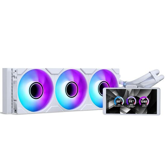 Phanteks Glacier One 360M25 G2 LCD Blanc - 360 mm