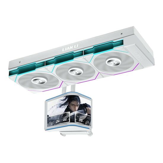 Lian Li Hydroshift II OLED Curved 360TL Blanc - 360 mm