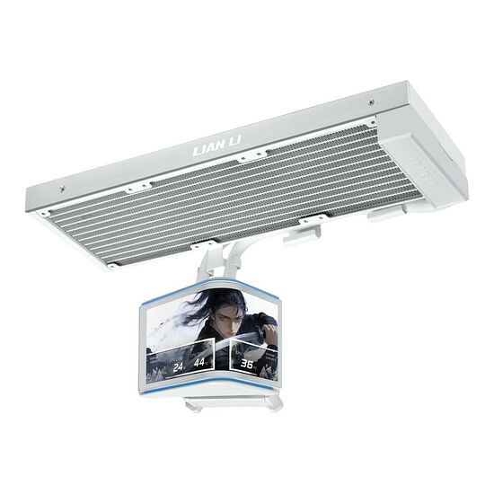 Lian Li Hydroshift II OLED Curved 360 Fanless Blanc - 360 mm