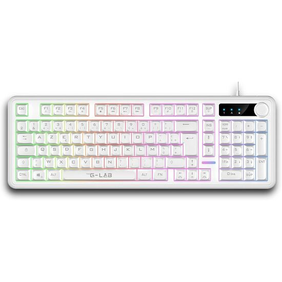 The G-Lab Keyz Caesium EX - Blanc (AZERTY)