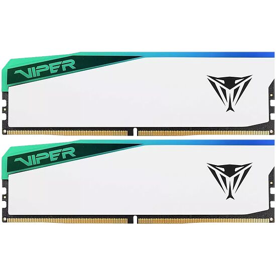 DDR5 Patriot Viper Elite 5 RGB Blanc - 48 Go (2 x 24 Go) 5600 MHz - CAS 38