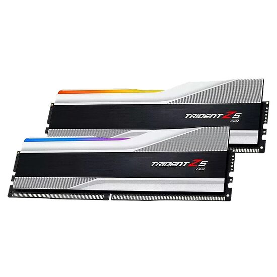 DDR5 G.Skill Trident Z5 RGB Argent - 32 Go (2 x 16 Go) 6000 MHz - CAS 32