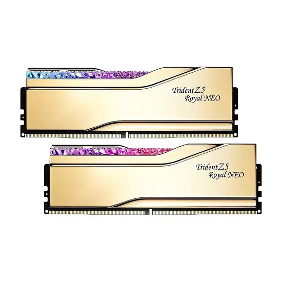 DDR5 G.Skill Trident Z5 Royal Neo Or - 32 Go (2 x 16 Go) 6400 MHz - CAS 30