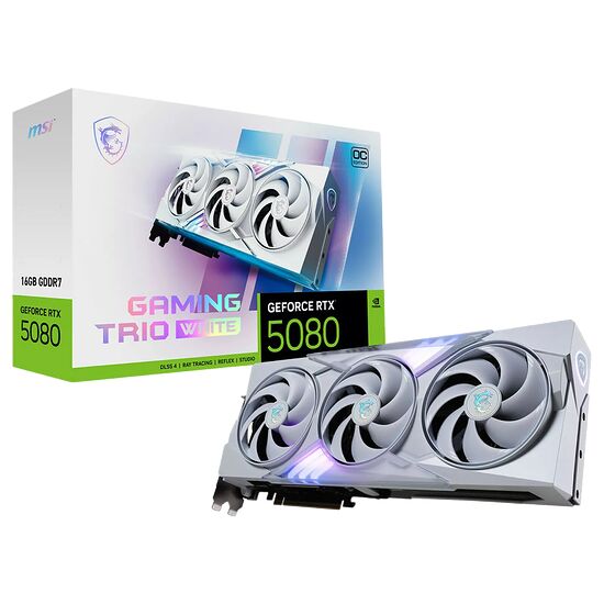 MSI GeForce RTX 5080 GAMING TRIO OC WHITE